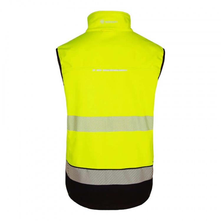 Beeswift BSDBWTTSYN Deltic Hi-Vis Bodywarmer Two-Tone Yellow Navy